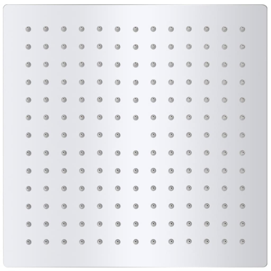 Regenduschkopf Edelstahl 25x25 cm Quadratisch