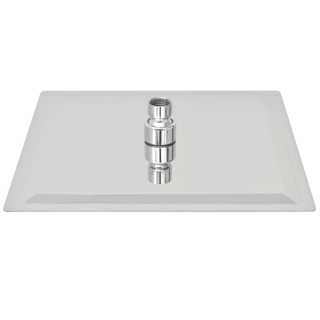 Regenduschkopf Edelstahl 25x25 cm Quadratisch