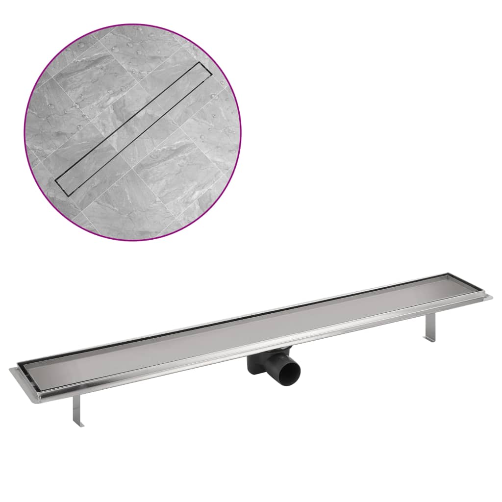 Duschablauf Linear 930x140 mm Edelstahl