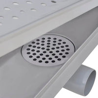 Thumbnail for Gerade Duschrinne Blasen 530x140 mm Edelstahl