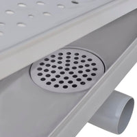 Thumbnail for Gerade Duschrinne Blasen 730x140 mm Edelstahl