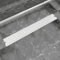 Thumbnail for Gerade Duschrinne Blasen 830x140 mm Edelstahl