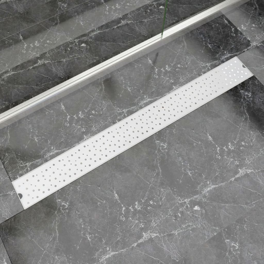 Gerade Duschrinne Blasen 1030x140 mm Edelstahl