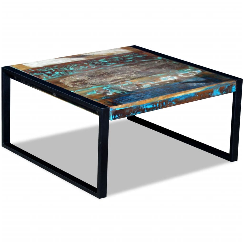 Couchtisch Altholz 80x80x40 cm