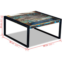 Thumbnail for Couchtisch Altholz 80x80x40 cm