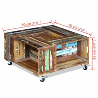 Thumbnail for Couchtisch Altholz 70x70x35 cm