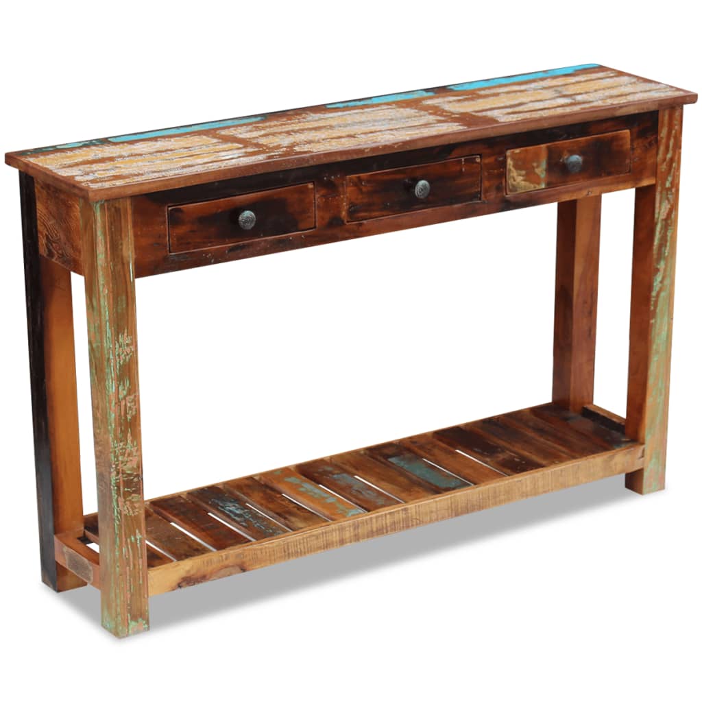 Konsolentisch Altholz 120x30x76 cm