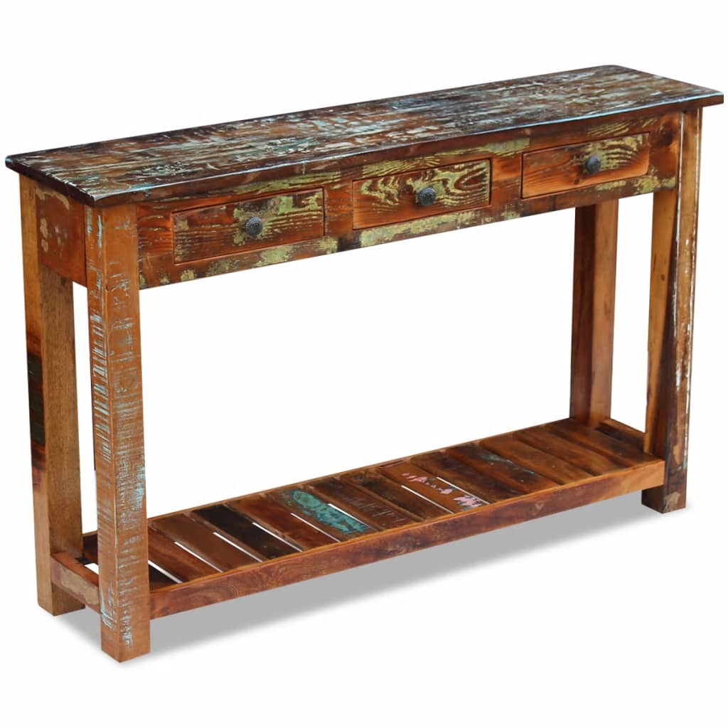 Konsolentisch Altholz 120x30x76 cm