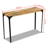 Thumbnail for Konsolentisch Mangoholz 120x35x76 cm