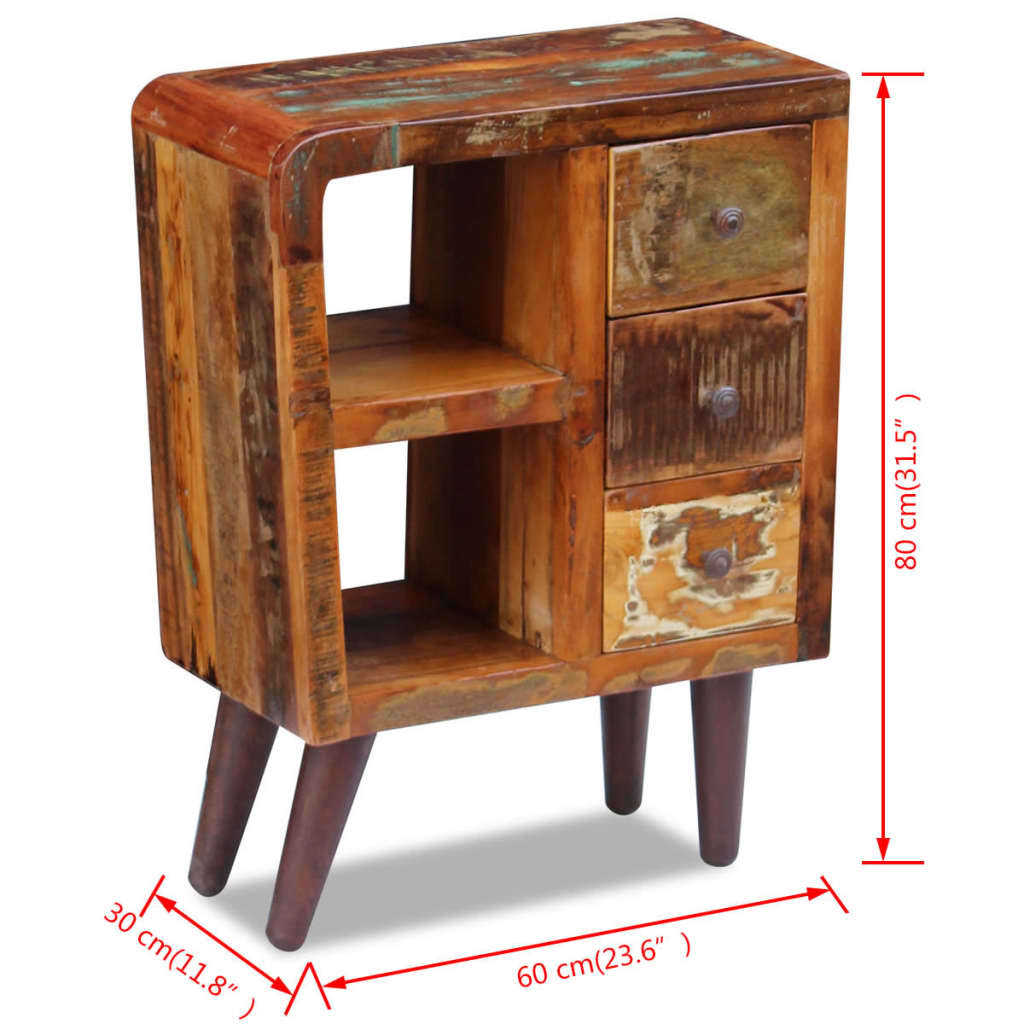 Sideboard Altholz 60x30x80 cm