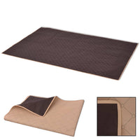 Thumbnail for Picknickdecke Beige und Braun 100x150 cm