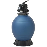 Thumbnail for Pool-Sandfilter mit 6-Wege-Ventil Filterkessel Blau 460 mm