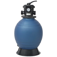 Thumbnail for Pool-Sandfilter mit 6-Wege-Ventil Filterkessel Blau 460 mm