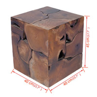 Thumbnail for Hocker Massivholz Teak