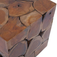 Thumbnail for Hocker Massivholz Teak