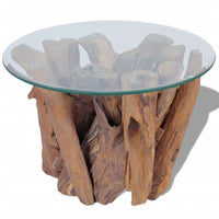 Thumbnail for Couchtisch Teak Massiv 60 cm