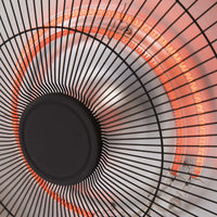 Thumbnail for Sunred Standheizer Retro Sphere 2100 W Halogen Schwarz RSS16