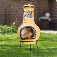 Thumbnail for RedFire Garten-/Terrassenkamin Soledad Ton Gelb/Schwarz 86035
