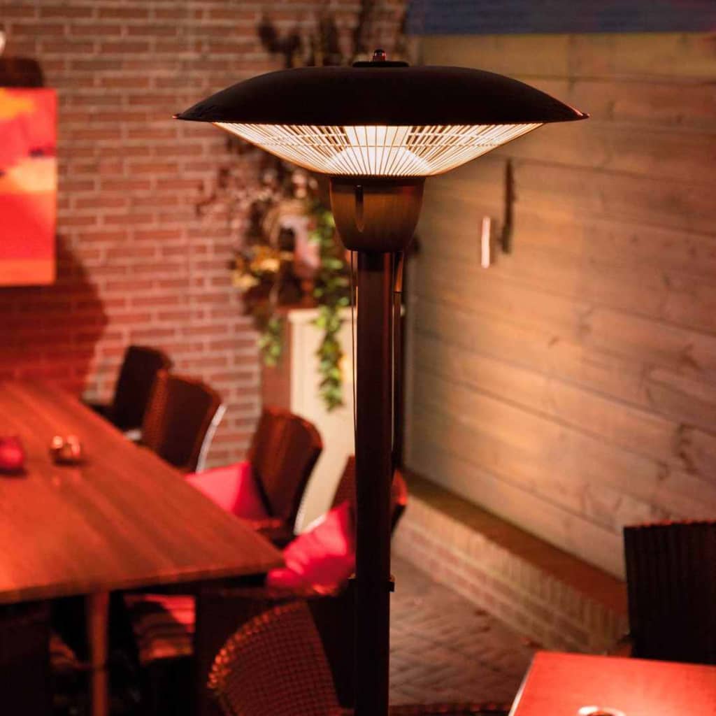 Sunred Standheizstrahler Barcelona 1500 W Halogen Schwarz