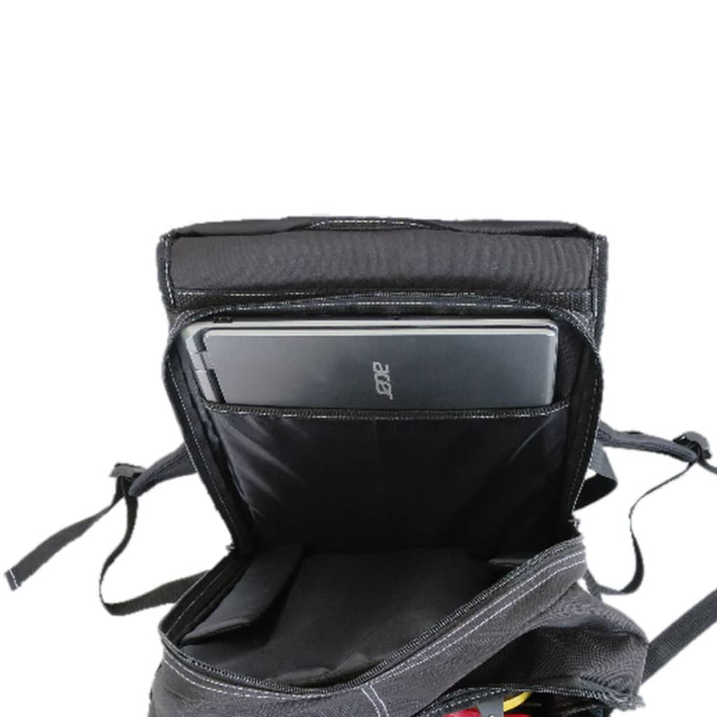 Toolpack Multifunktionaler Rucksack Budge Schwarz 30×22×50 cm 360.106