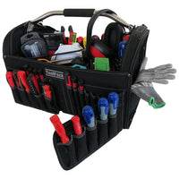 Thumbnail for Toolpack Tragbare Werkzeugtasche Brisk Schwarz 49 x 30 x 37 cm 360.114