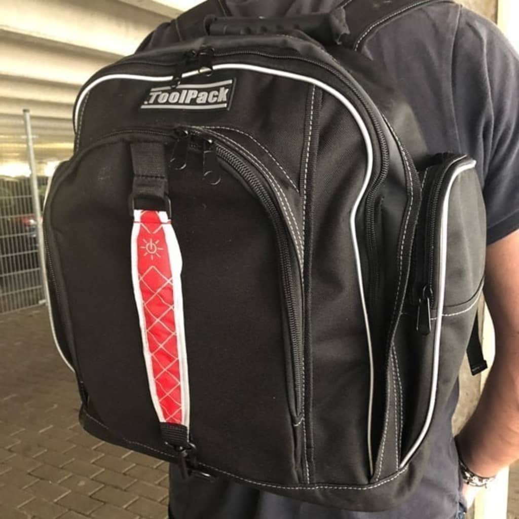 Toolpack Werkzeugrucksack Hochsichtbar Sight Schwarz