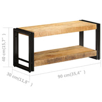 Thumbnail for TV-Schrank 90 x 30 x 40 cm Mango-Massivholz