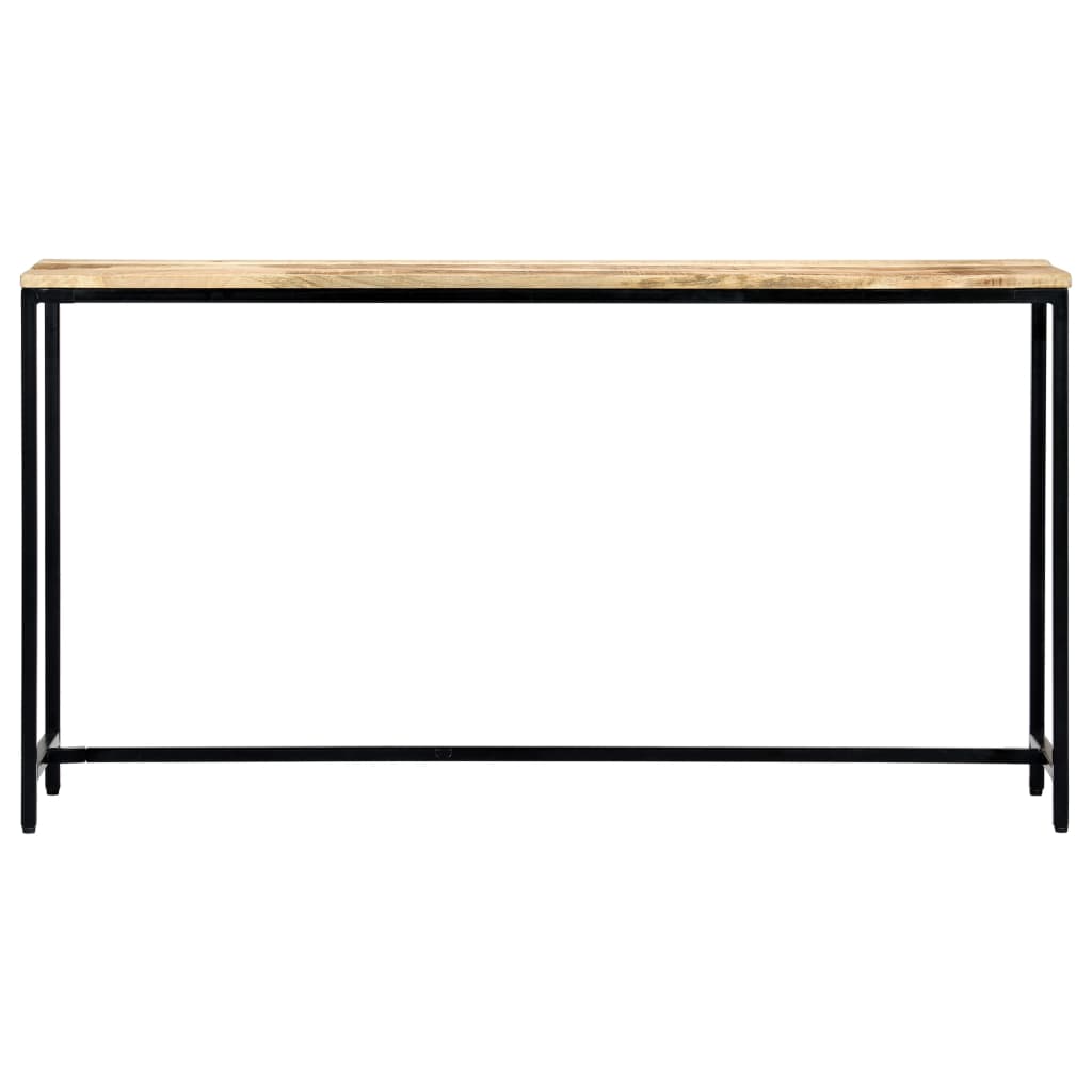Konsolentisch 140 x 35 x 76 cm Massivholz Mango