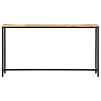 Thumbnail for Konsolentisch 140 x 35 x 76 cm Massivholz Mango