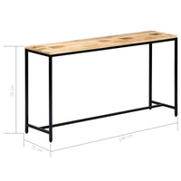 Thumbnail for Konsolentisch 140 x 35 x 76 cm Massivholz Mango