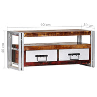 Thumbnail for TV-Schrank 90x30x40 cm Altholz Massiv