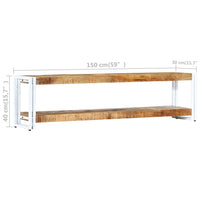 Thumbnail for TV-Schrank 150 x 30 x 40 cm Massivholz Mango