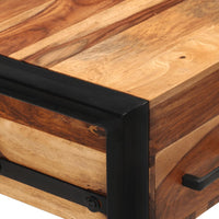 Thumbnail for Schreibtisch mit 2 Schubladen 110x50x77 cm Massivholz