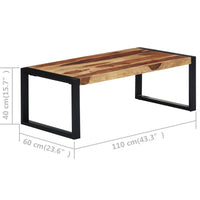 Thumbnail for Couchtisch 110×60×40 cm Massivholz