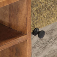 Thumbnail for TV-Schrank 140×30×40 cm Massivholz Akazie