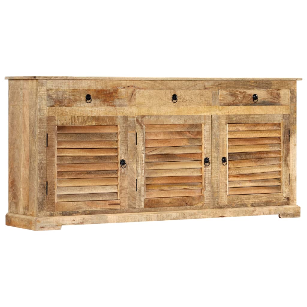 Beistellschrank 170x38x80 cm Massivholz Mango