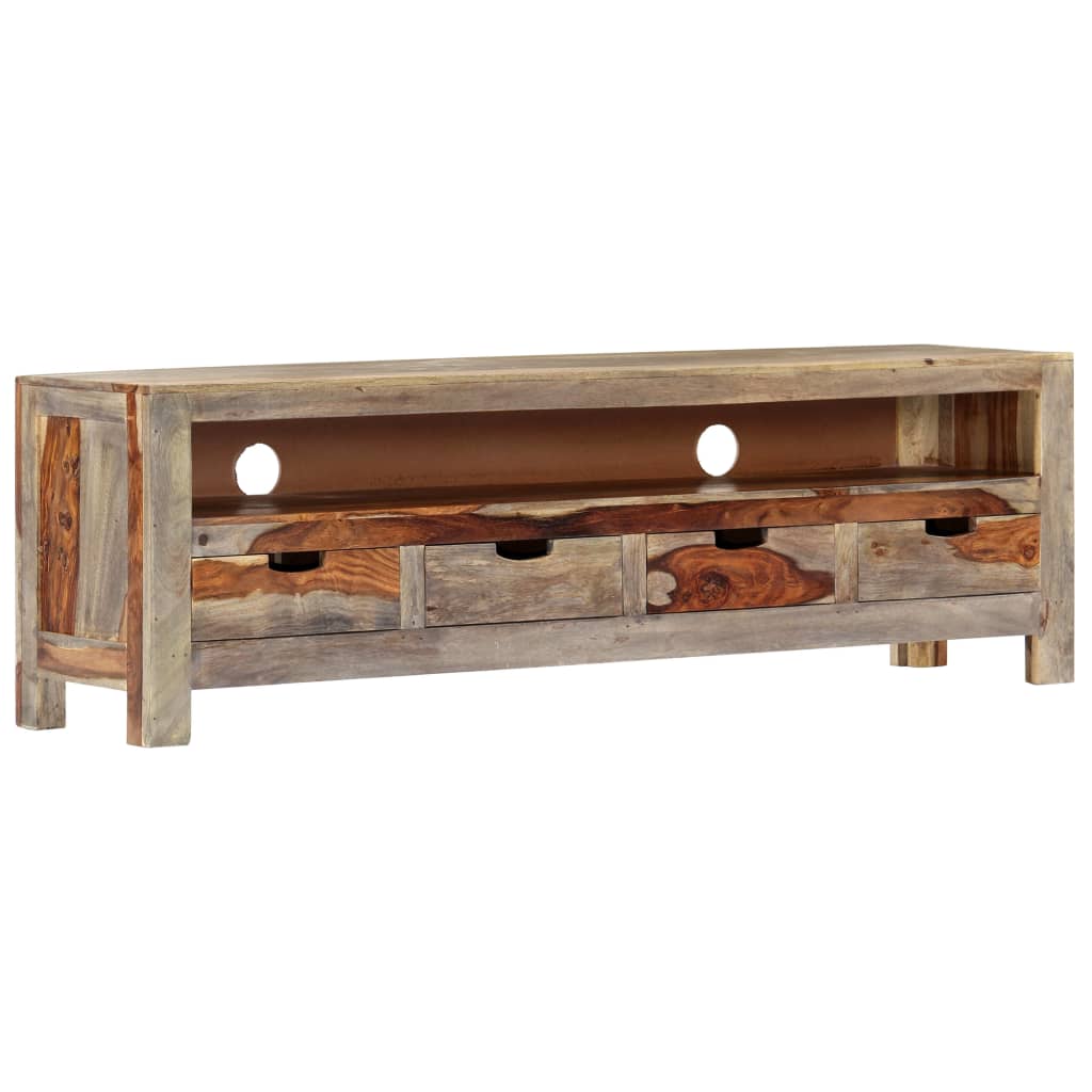 TV-Schrank Massivholz 130 x 30 x 40 cm