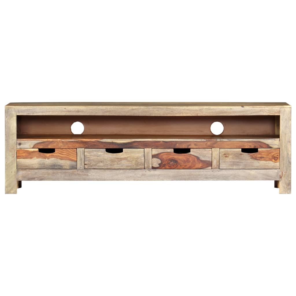 TV-Schrank Massivholz 130 x 30 x 40 cm