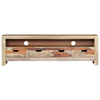 Thumbnail for TV-Schrank Massivholz 130 x 30 x 40 cm