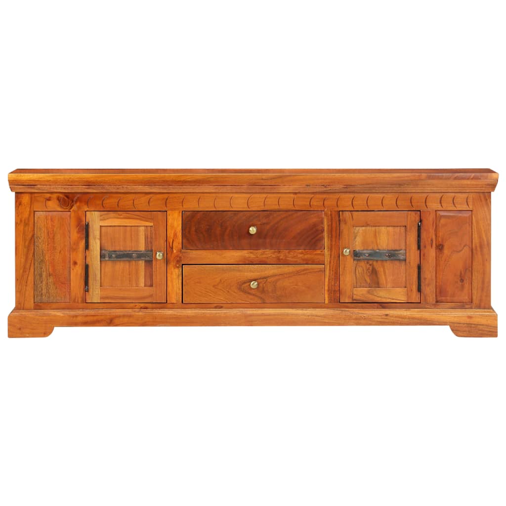 TV-Schrank 119×30×40 cm Massivholz Akazie