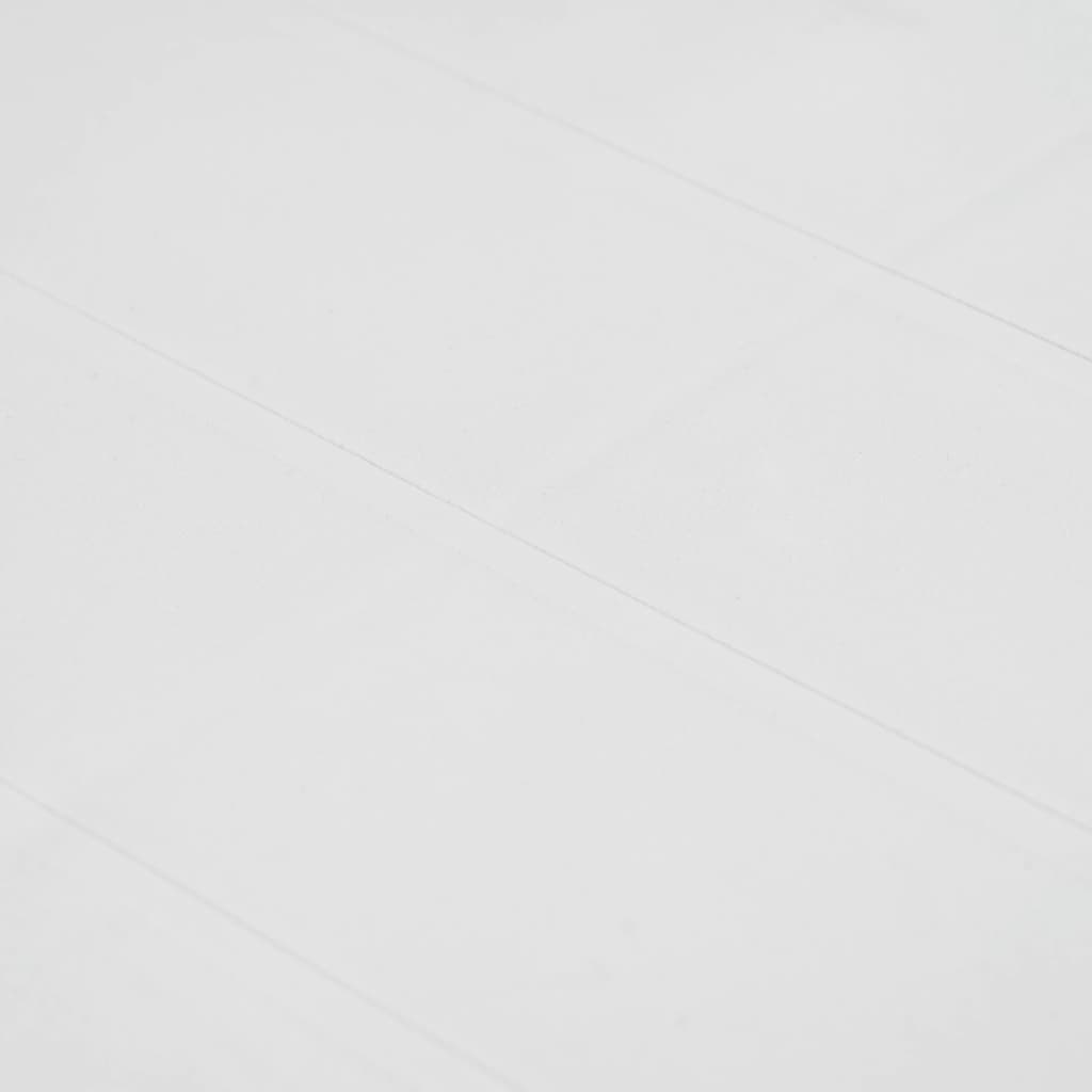 Gartentisch Weiß 79 x 79 x 72 cm Kunststoff Rattan-Optik