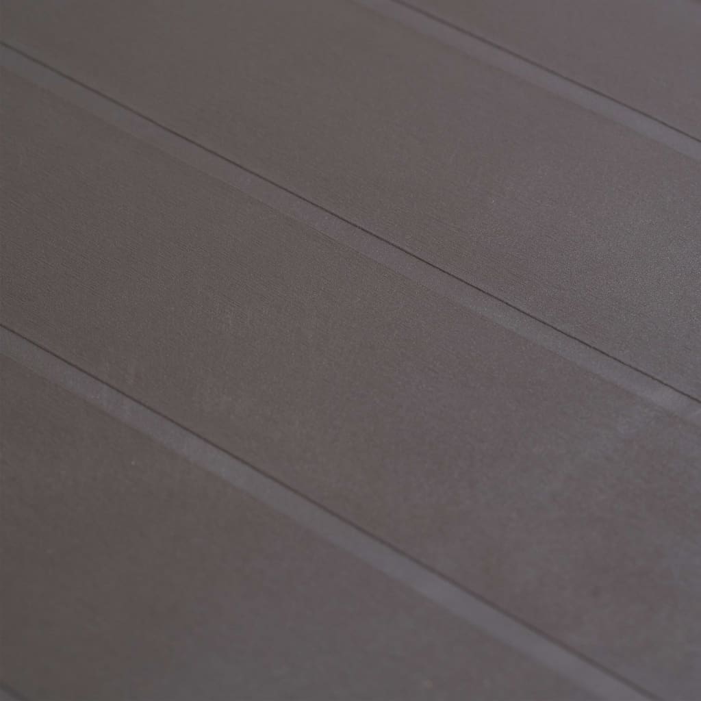 Gartentisch Braun 79 x 79 x 72 cm Kunststoff Rattan-Optik