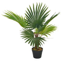 Thumbnail for Künstliche Pflanze Palme mit Topf Grün 70 cm