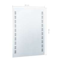 Thumbnail for Badezimmer-Wandspiegel mit LED 60 x 80 cm