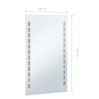 Thumbnail for Badezimmer-Wandspiegel mit LED 60 x 100 cm