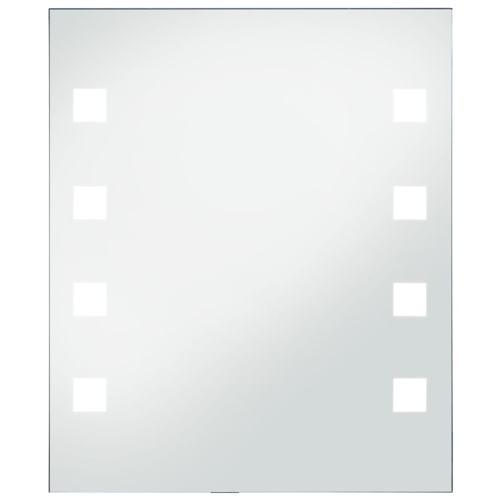Badezimmer-Wandspiegel mit LED 50 x 60 cm