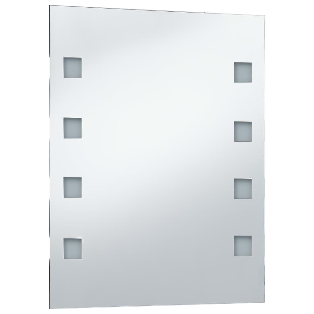 Badezimmer-Wandspiegel mit LED 50 x 60 cm