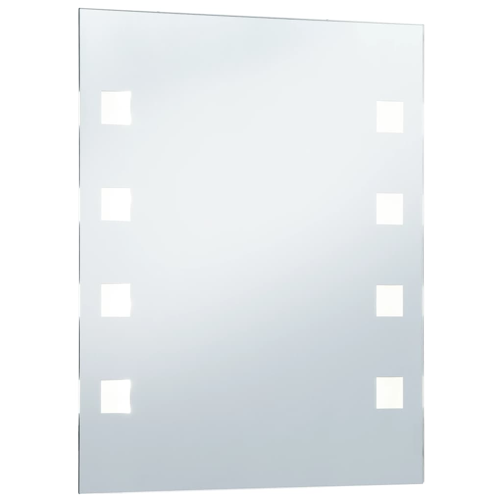 Badezimmer-Wandspiegel mit LED 50 x 60 cm