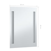 Thumbnail for Badezimmer-Wandspiegel mit LED 60 x 80 cm