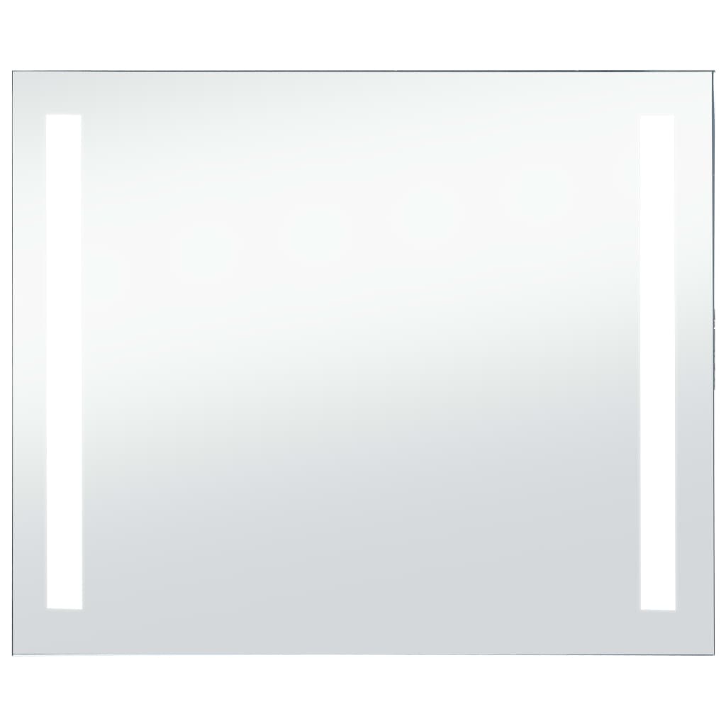 Badezimmer-Wandspiegel mit LED 80 x 60 cm